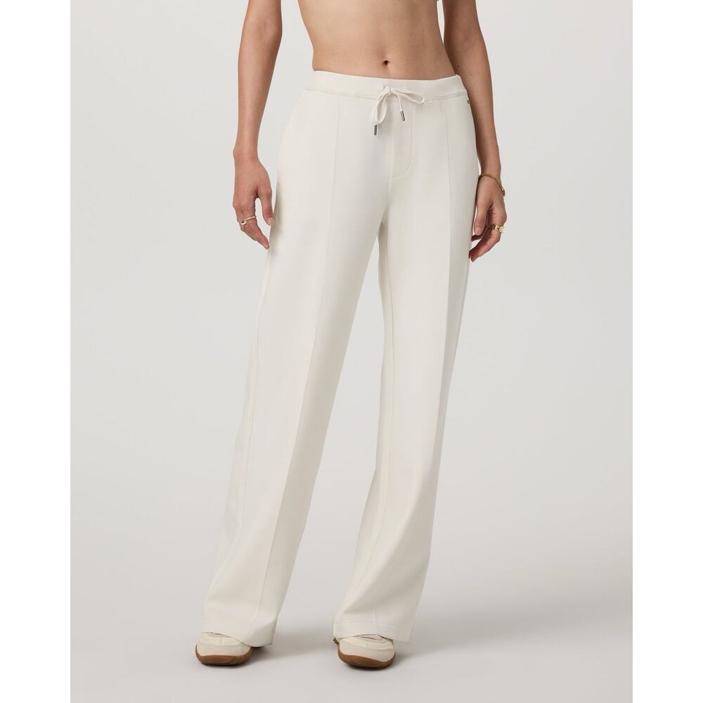 NWOT Vuori Compose Sweater + Wide Leg Pant Set In Marshmallow - Picture 8 of 8